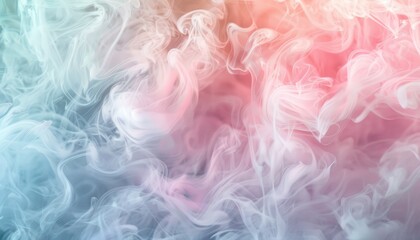 Fototapeta premium Abstract background of colorful smoke swirling in vibrant shades creating a dreamy and ethereal effect, perfect for artistic and creative designs.