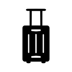 travel bag icon. holiday, baggage and baggage symbols. isolated vector image in simple style