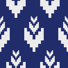 Fototapeta premium ethnic,Ikat pattern