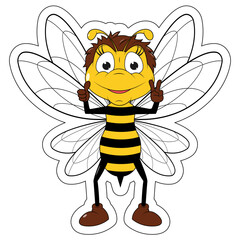 Cute Bee cartoon