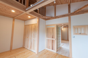 天然素材を使った住宅