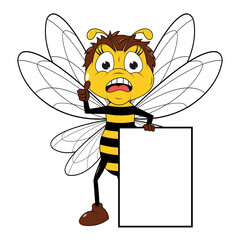 Cute Bee Cartoon