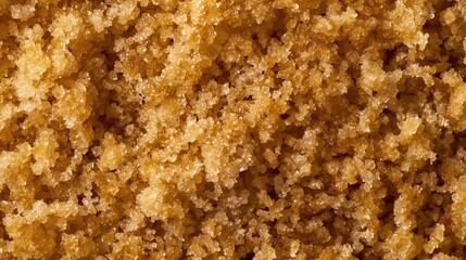 top view on brown cane sugar texture background for overlay