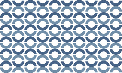 Blue and green seamless pattern with circles, Fuzzy spin spiral block repeat seamless pattern, design for fabric print or wallpaper, checkerboard, chessboard, check