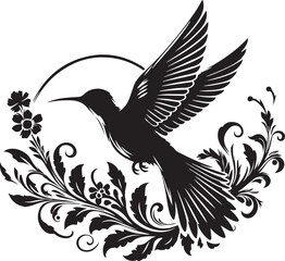 Bird silhouette vector illustration