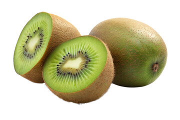 Fototapeta premium kiwi fruit on white background
