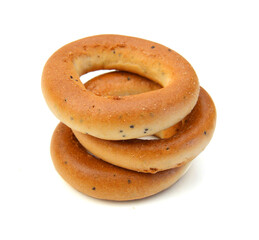 Bagels isolated on a white background