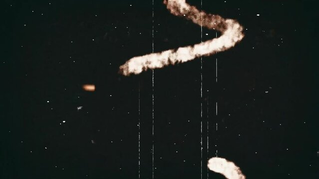 Grunge Noise Distressed Film. Vintage Art Scratches and Noise. Retro Video Transition Effect.