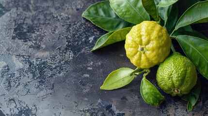 Bright yellow bergamot against a dark sandy backdrop
