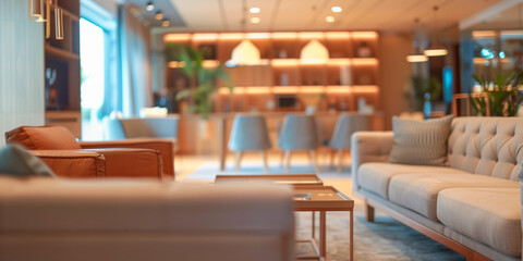 blur corporate business office background, Blurred glass wall of modern business office building at the business centre