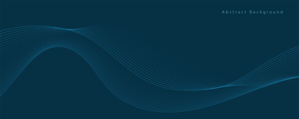 abstract blue wave background
