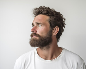 Fototapeta premium Emotional portrait of man.