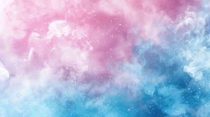 Obraz premium pink and blue pastel background. soft and sweet texture of watercolor clouds for wallpaper and banner.