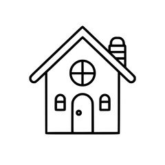 home outline, line art house, line art print, HOUSE clipart, cute house svg, lake house svg, Line Art, house, home, icon, building, estate, symbol, construction, architecture, vector, real, roof, wind