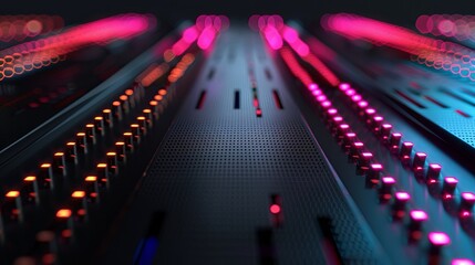 an abstract hardware board