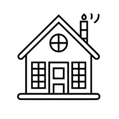 home outline, line art house, line art print, HOUSE clipart, cute house svg, lake house svg, Line Art, house, home, icon, building, estate, symbol, construction, architecture, vector, real, roof, wind