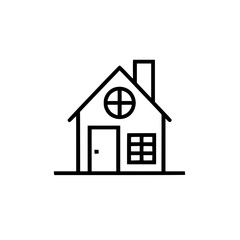 home outline, line art house, line art print, HOUSE clipart, cute house svg, lake house svg, Line Art, house, home, icon, building, estate, symbol, construction, architecture, vector, real, roof, wind