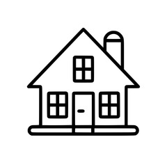 home outline, line art house, line art print, HOUSE clipart, cute house svg, lake house svg, Line Art, house, home, icon, building, estate, symbol, construction, architecture, vector, real, roof, wind