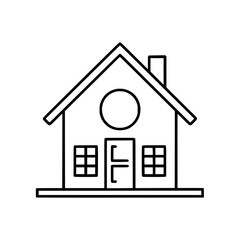home outline, line art house, line art print, house clipart, cute house svg, lake house svg, line art, house, home, icon, building, estate, symbol, construction, architecture, vector, real, roof, wind