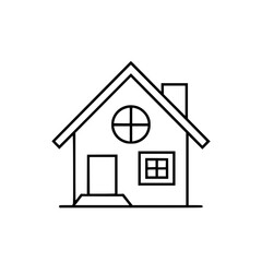 home outline, line art house, line art print, house clipart, cute house svg, lake house svg, line art, house, home, icon, building, estate, symbol, construction, architecture, vector, real, roof, wind