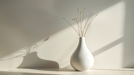 vase on the table