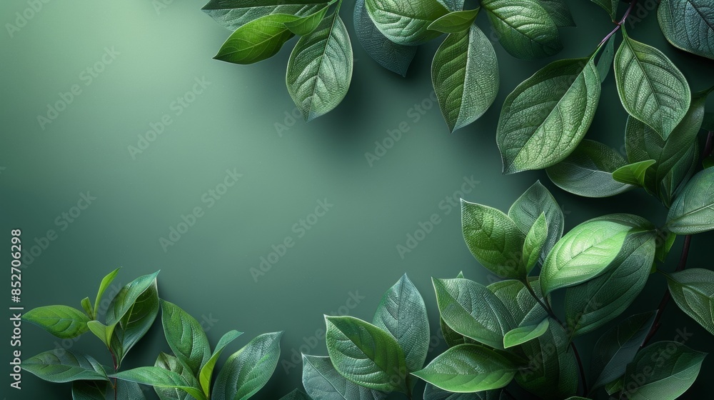 Poster presentation with color of olive green, make it a soft background