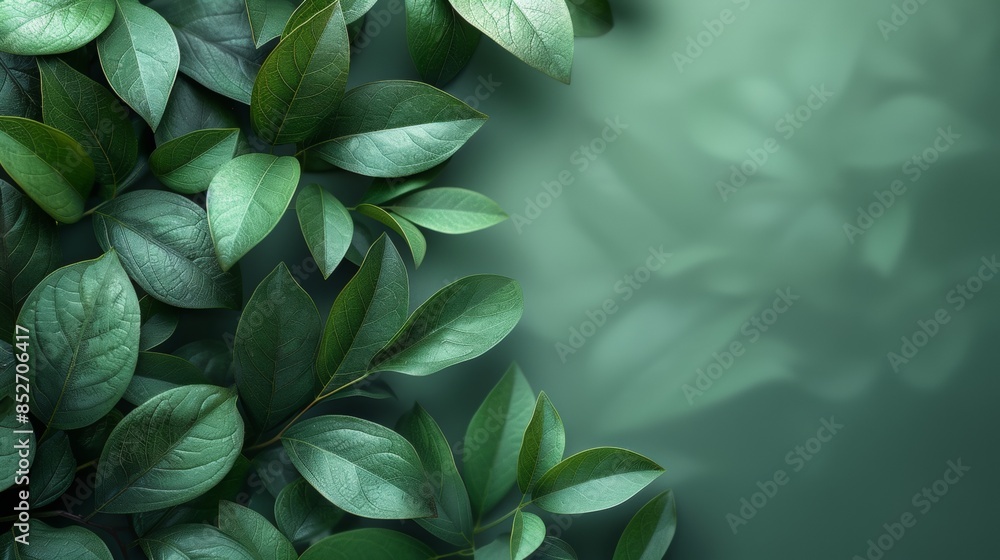 Poster presentation with color of olive green, make it a soft background