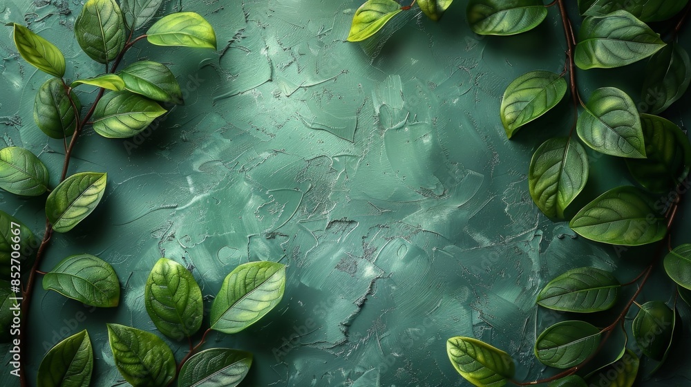 Poster presentation with color of olive green, make it a soft background
