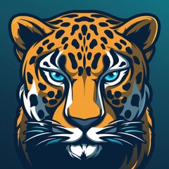 Obraz premium Illustration of a stylish leopard mascot