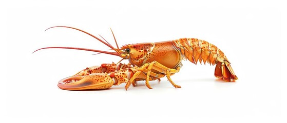 red lobster, highlighting its claw and shell, perfect for seafood enthusiasts and gourmet dishes
