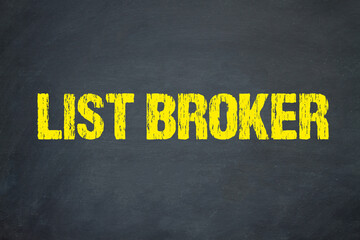 List Broker	