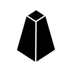 Geometric figure icon vector. Geometry illustration sign. Figure symbol or logo.