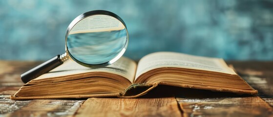 Glasses placed on an open book stack, symbolizing the pursuit of knowledge through reading