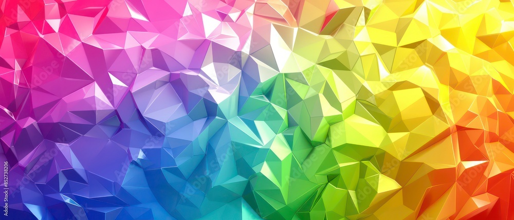 Poster geometric pattern with triangles, creating a textured vector illustration for decoration