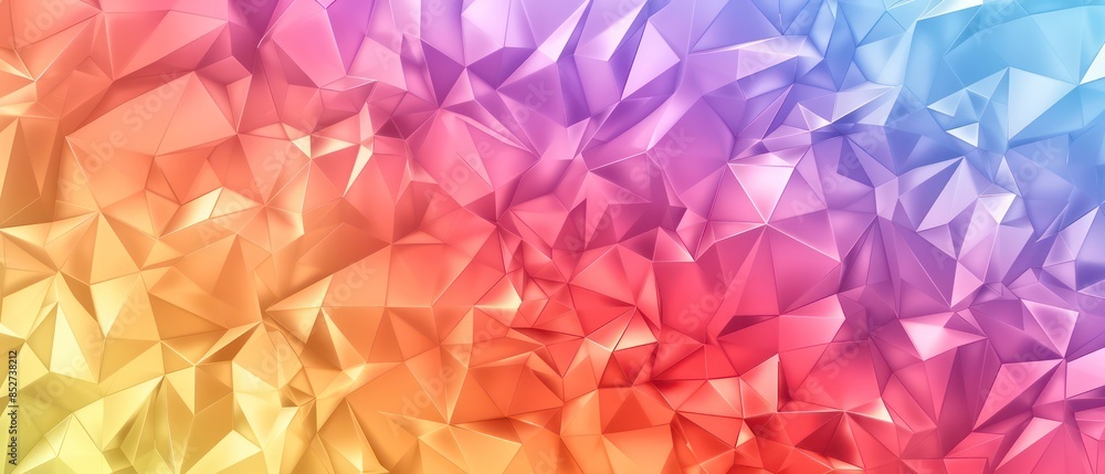 Aufkleber geometric pattern with triangles, creating a textured vector illustration for decoration
