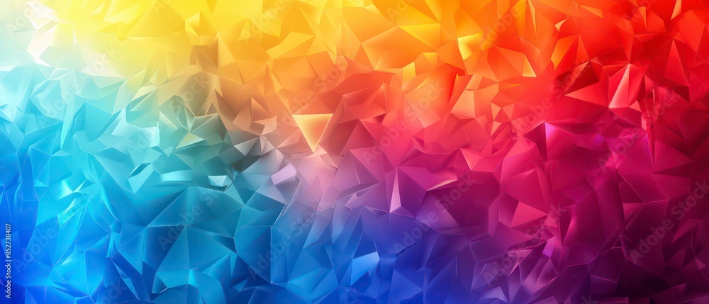 Aufkleber geometric pattern with triangles, creating a textured vector illustration for decoration