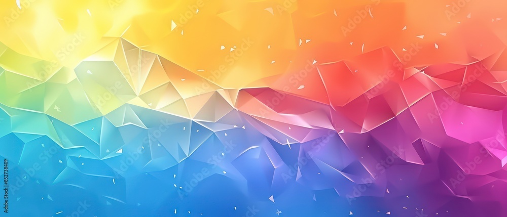 Poster geometric pattern with triangles, creating a textured vector illustration for decoration