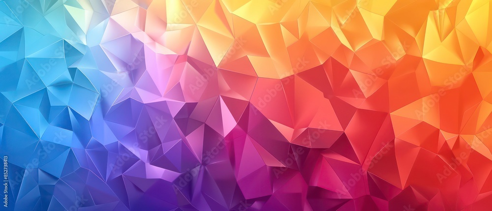 Poster geometric pattern with triangles, creating a textured vector illustration for decoration