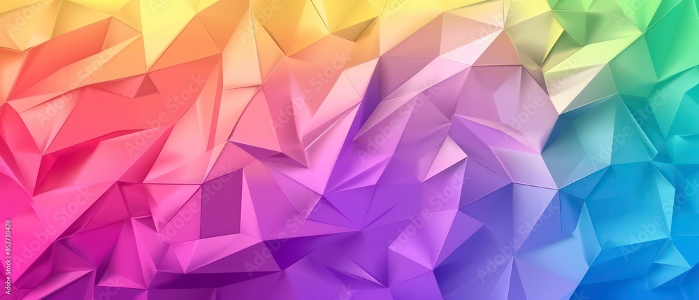 Poster geometric pattern with triangles, creating a textured vector illustration for decoration