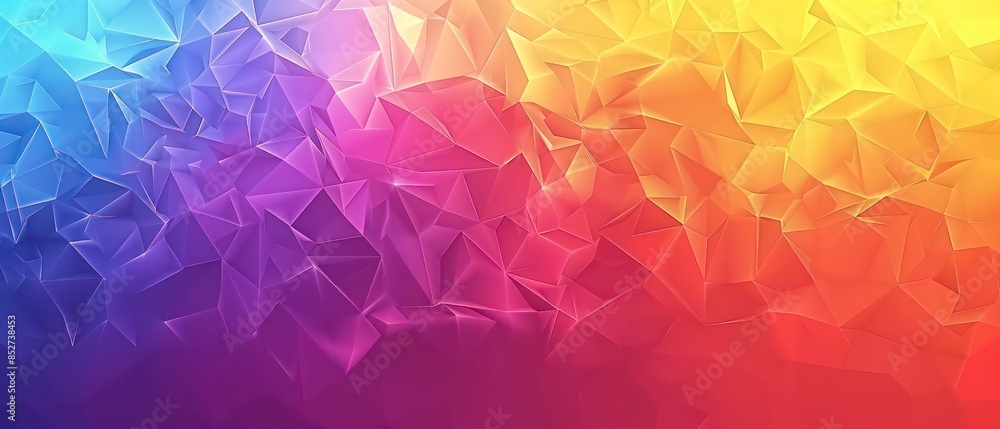 Poster geometric pattern with triangles, creating a textured vector illustration for decoration