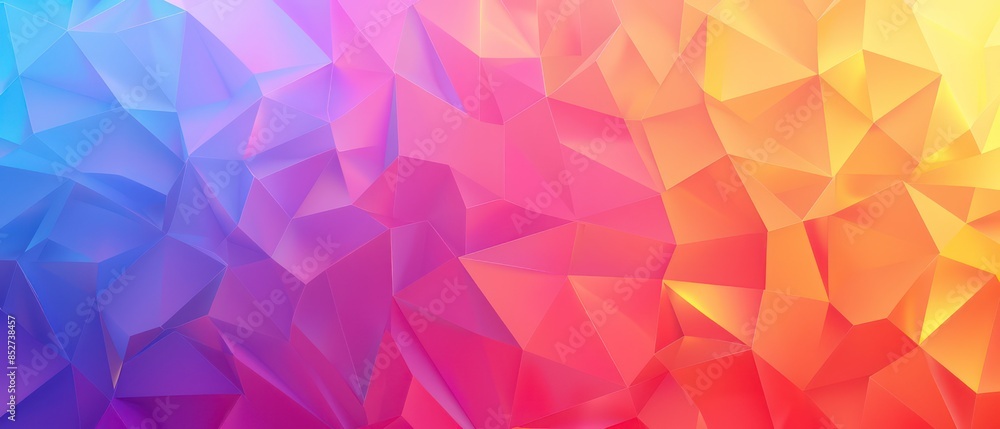 Poster geometric pattern with triangles, creating a textured vector illustration for decoration