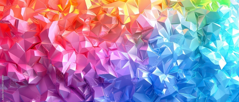 Poster geometric pattern with triangles, creating a textured vector illustration for decoration
