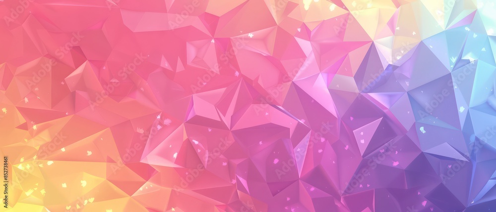 Poster geometric pattern with triangles, creating a textured vector illustration for decoration