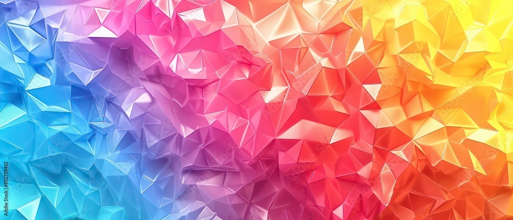 Poster geometric pattern with triangles, creating a textured vector illustration for decoration