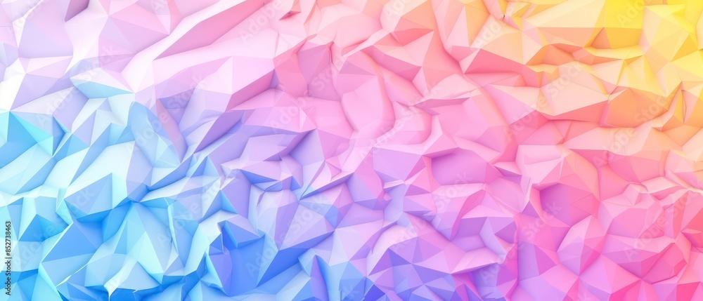 Poster geometric pattern with triangles, creating a textured vector illustration for decoration