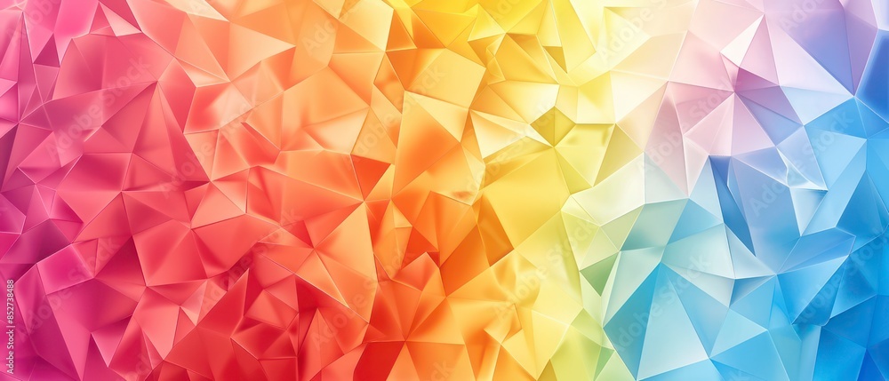 Poster geometric pattern with triangles, creating a textured vector illustration for decoration