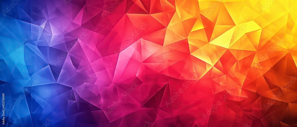 Poster geometric pattern with triangles, creating a textured vector illustration for decoration