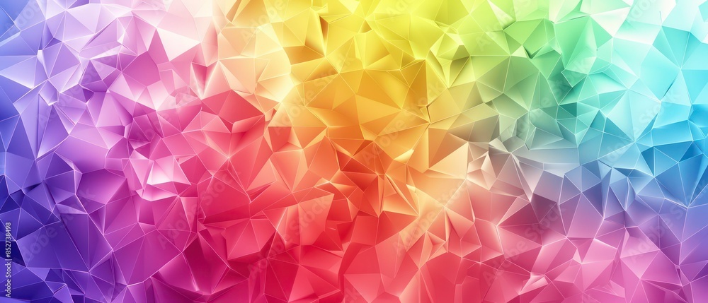 Poster geometric pattern with triangles, creating a textured vector illustration for decoration