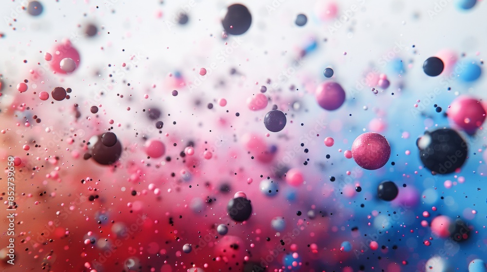 Poster super motion-blur movement dynamic minimalistic color and shapes on a white background, few micro 3d