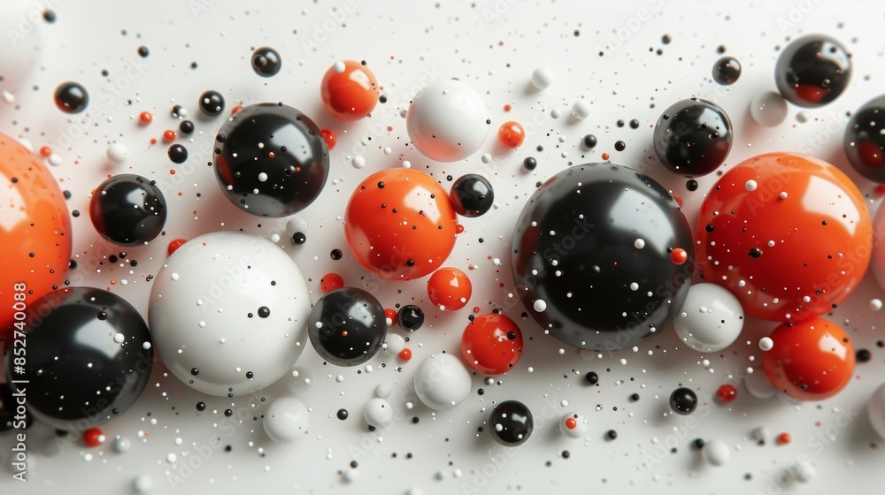 Poster super motion-blur movement dynamic minimalistic color and shapes on a white background, few micro 3d